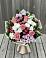 Букет цветов из: Альстромерии, Гвоздики, Розы и Хризантемы в Мамонтово