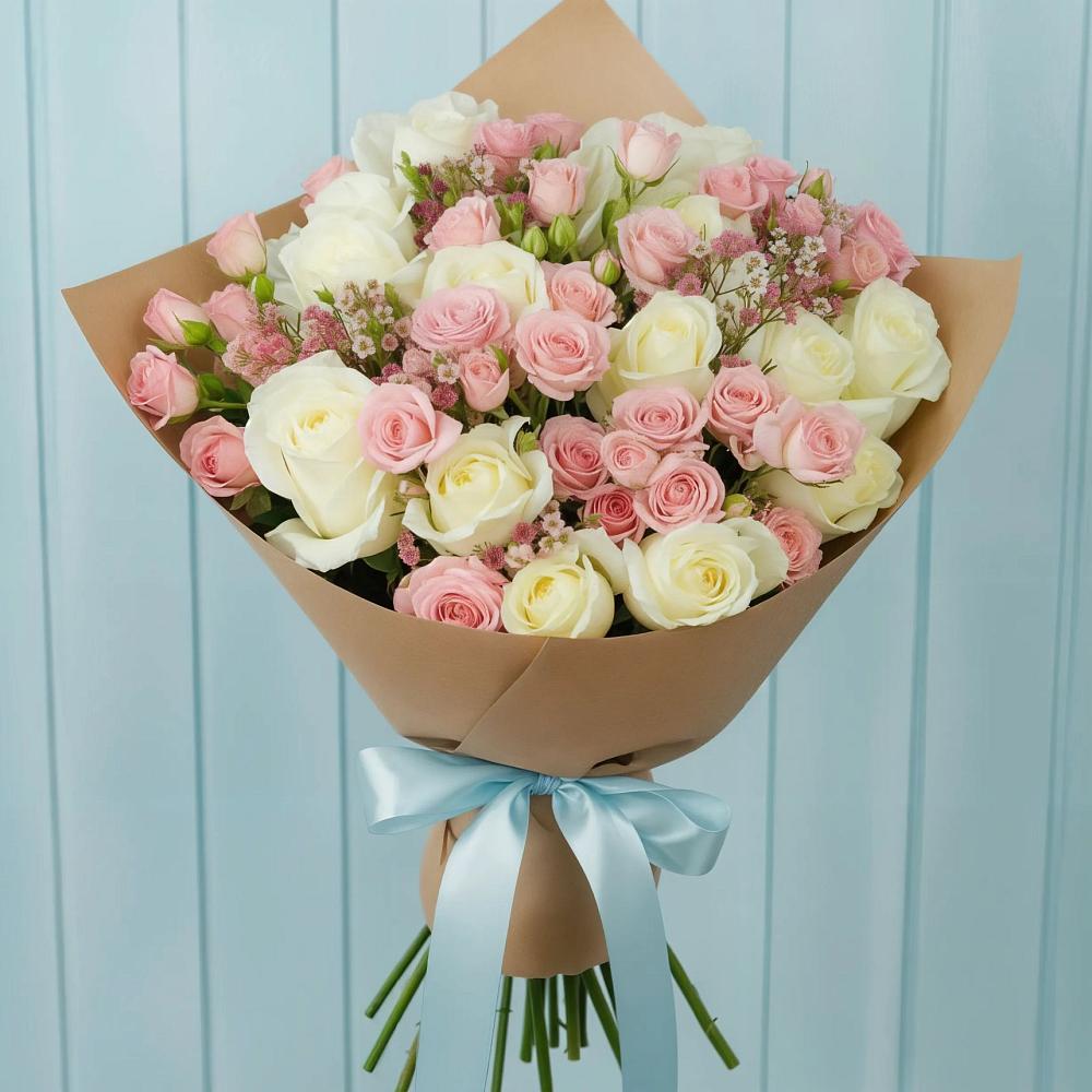Букет цветов из: Розы в Мамонтово
