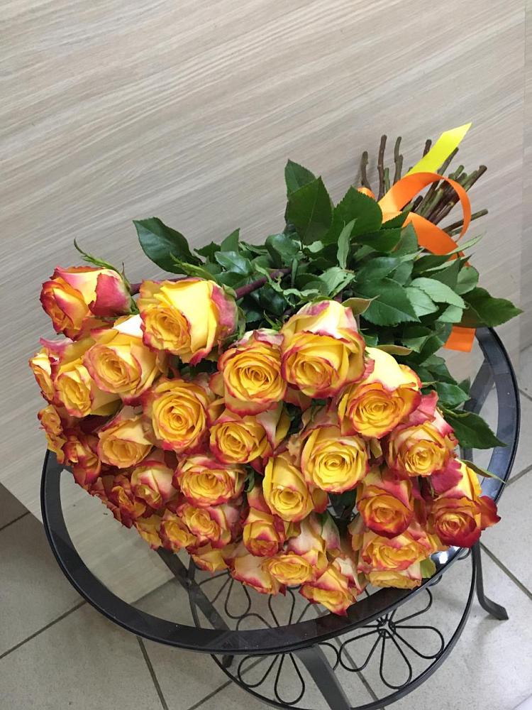 Букет Желтые розы в Мамонтово