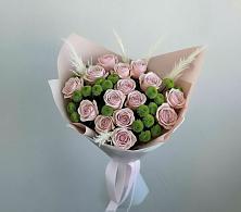Букет цветов из:  Розы и Хризантемы в Мамонтово