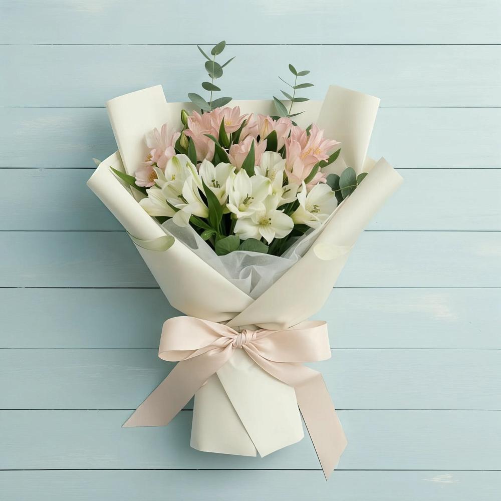 Букет цветов из: Альстромерии в Мамонтово