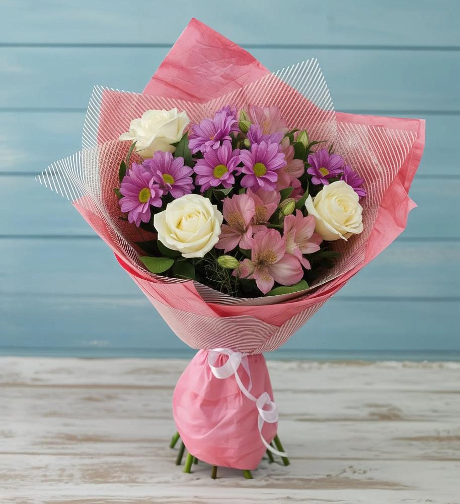 Букет цветов из: Герберы в Мамонтово