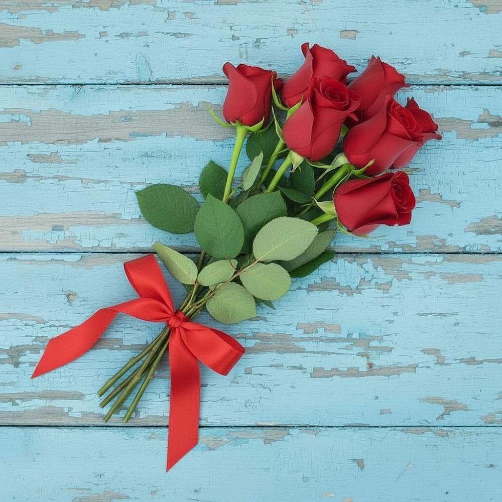Букет Красные розы в Мамонтово