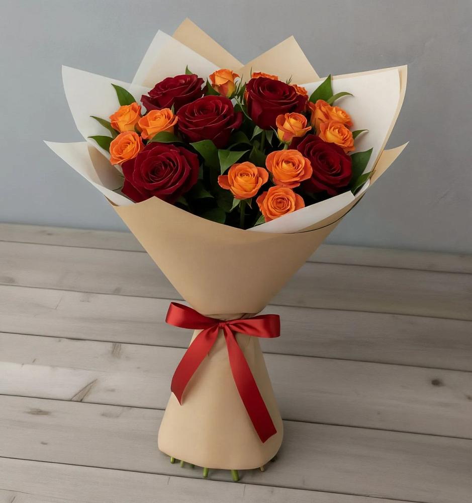 Букет Любовь и восторг в Мамонтово