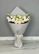 Букет цветов из:  Розы и Лизиантусы в Мамонтово